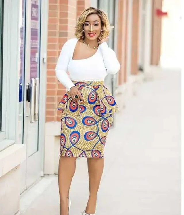 Ankara skirts with top styles you can try today.