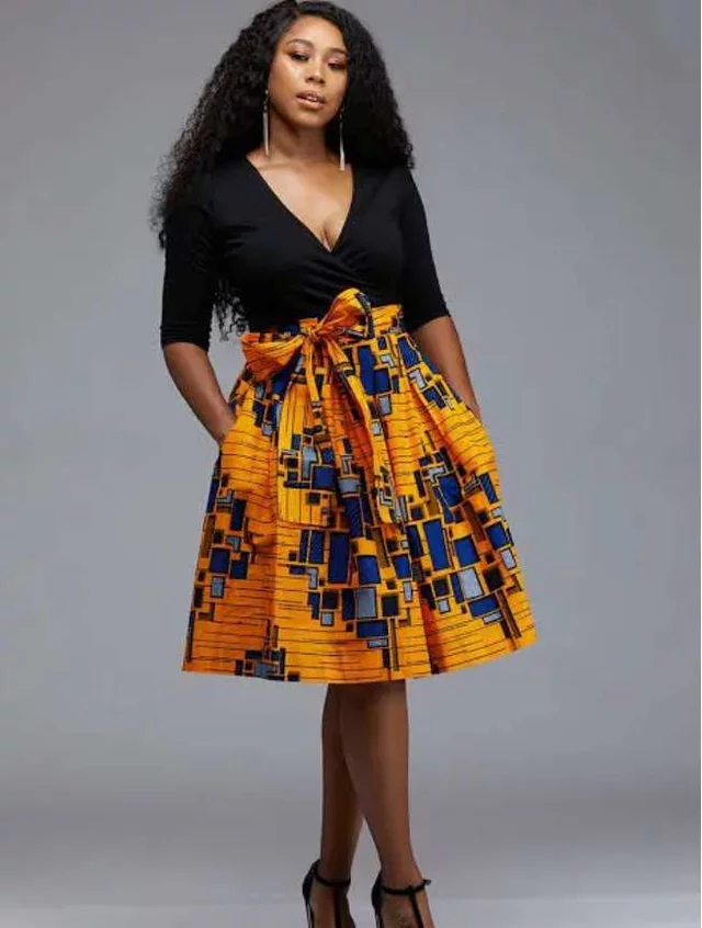 Ankara skirts with top styles you can try today.