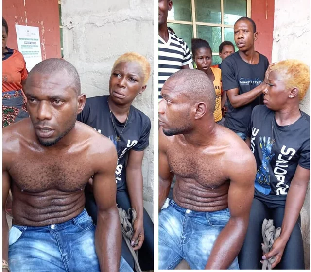 Two lovers almost lynched after they were caught stealing a goat.