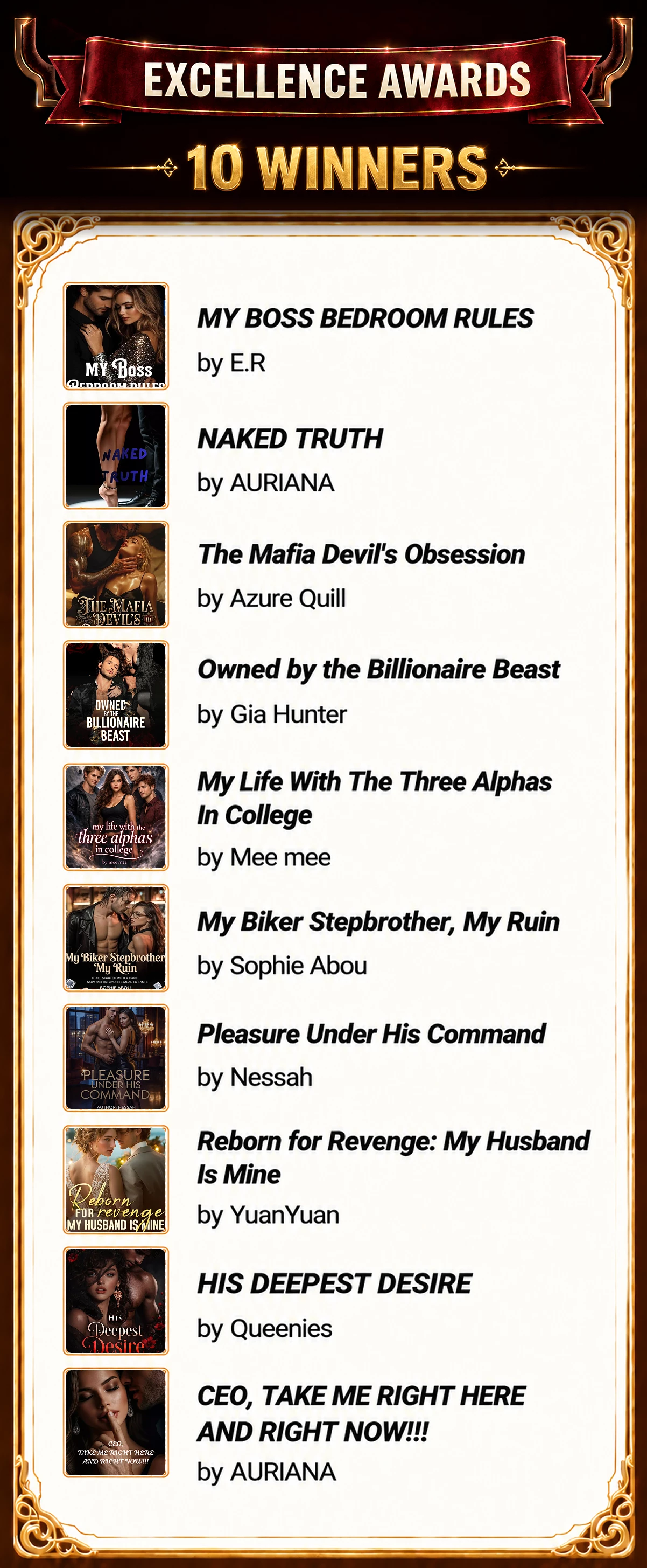 Romance Contest Winners 4