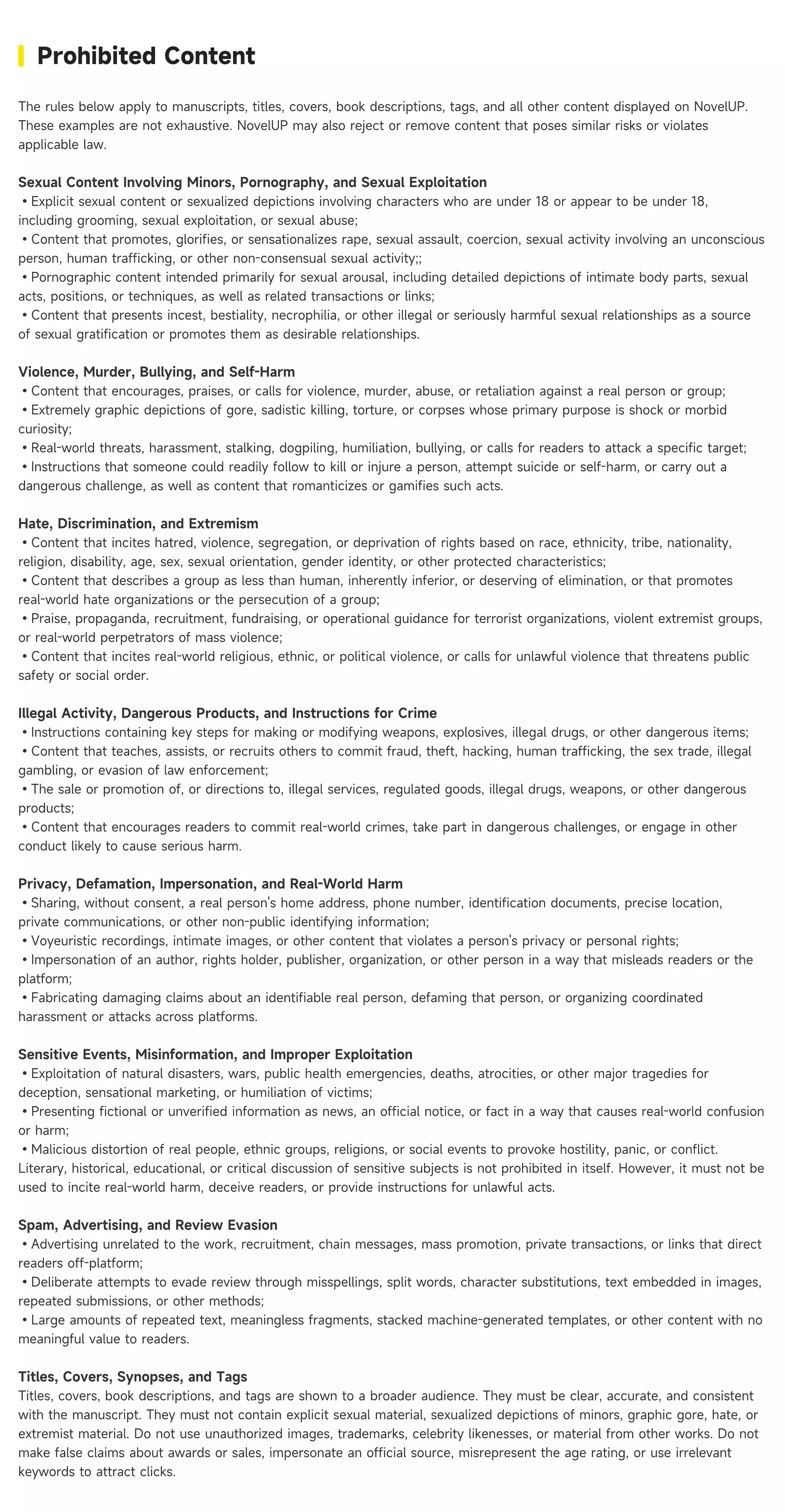 Content Guidelines 4
