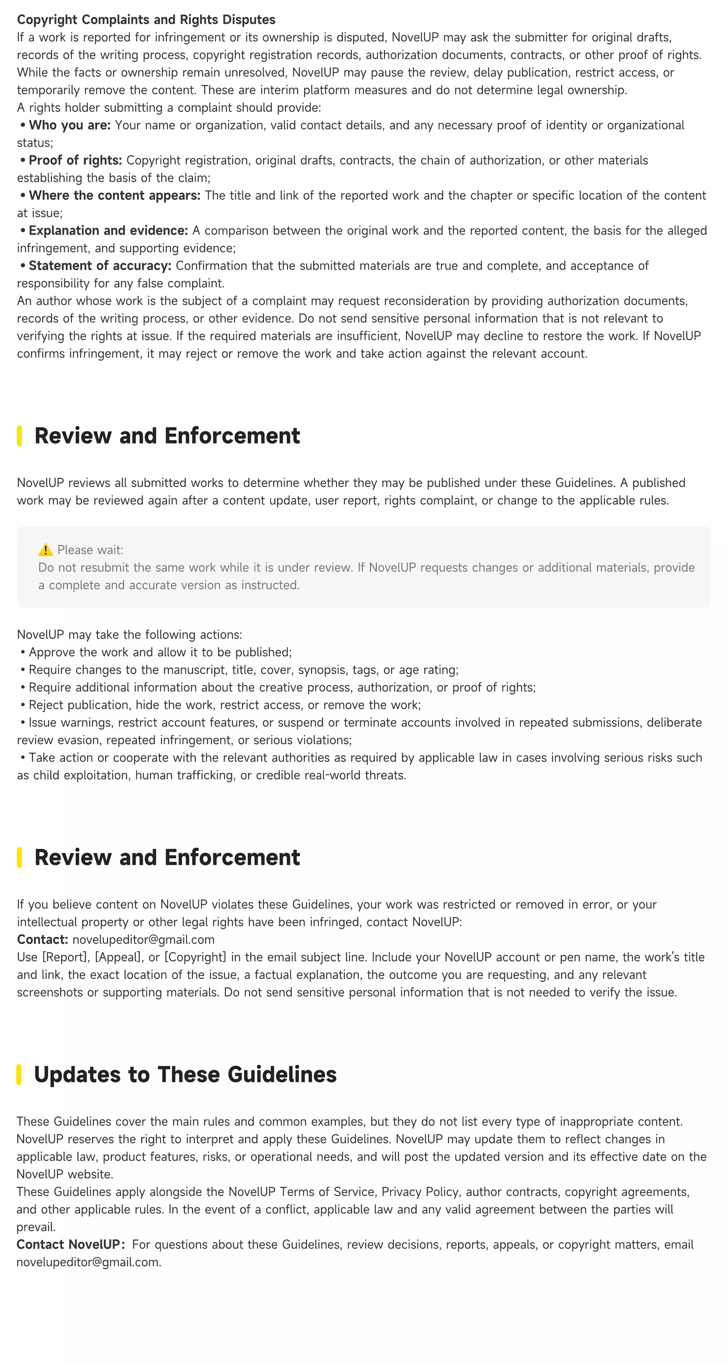 Content Guidelines 6