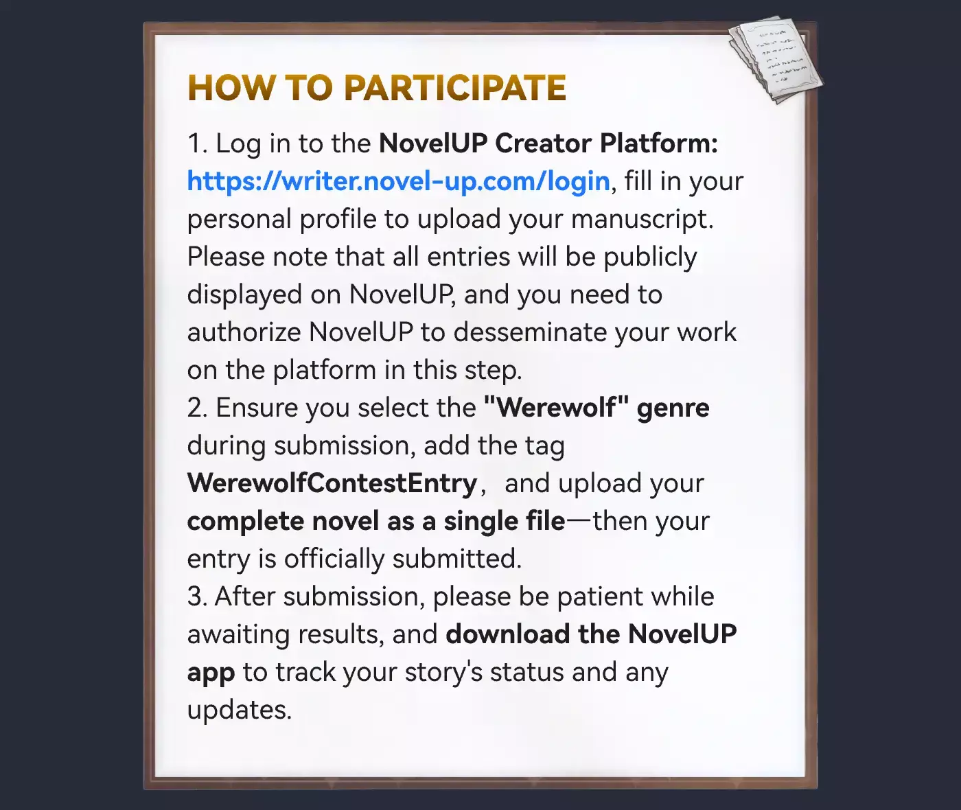 Contest Intro 2 - Login