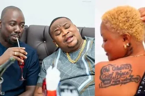 Obi Cubana and Cubana Chiefpriest mock lady who tattooed their names on